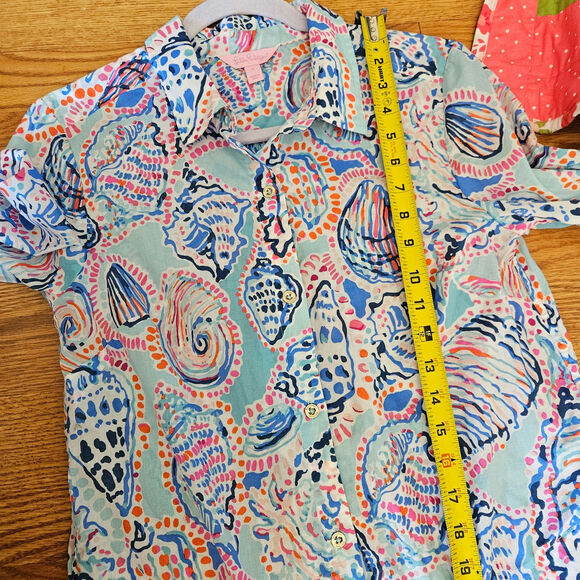 Lilly Pulitzer Jupiter Island Tunic Shell Me About It Size Small - Picture 7 of 7